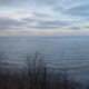 Lake Michigan, just across the road from the hotel.